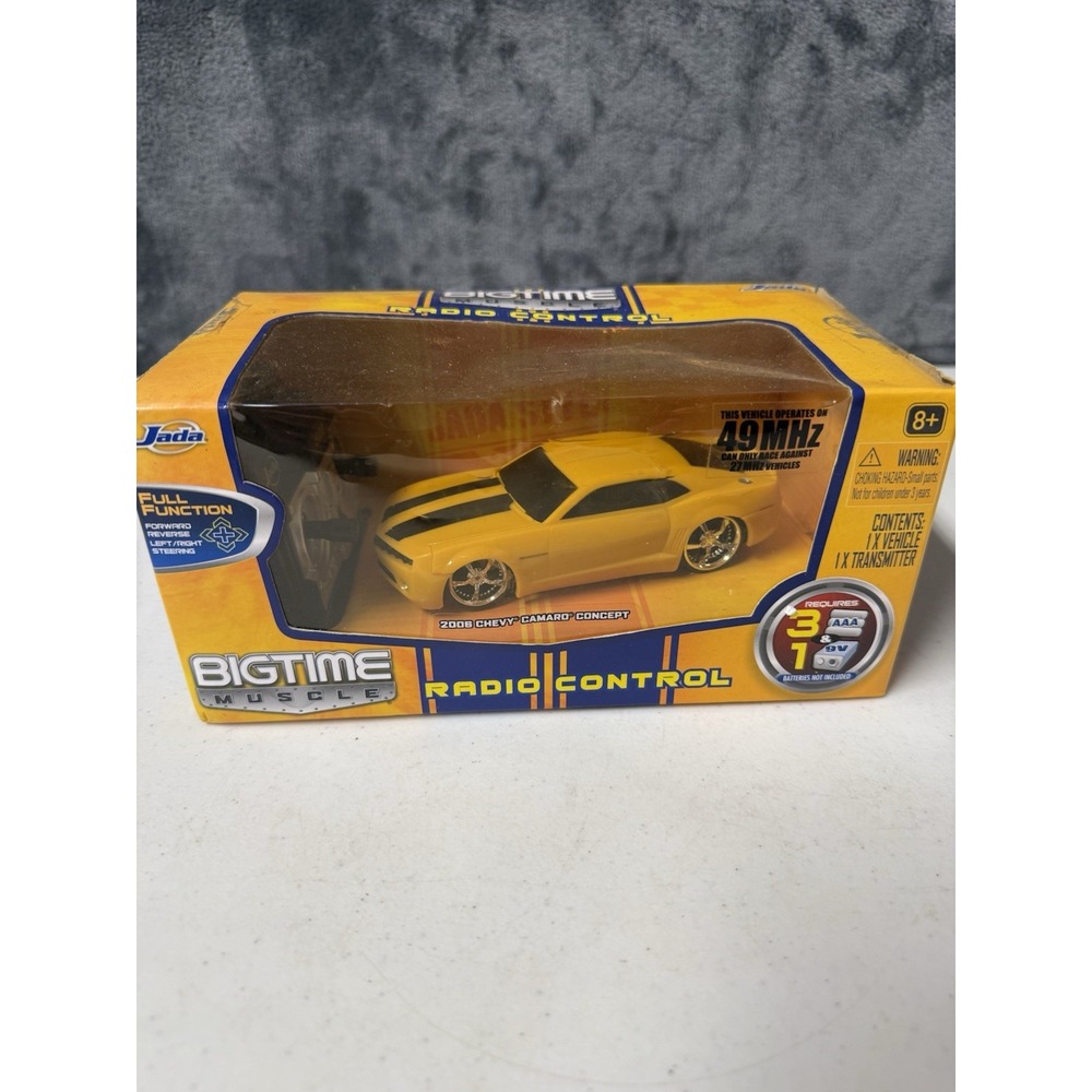 Jada Big Time Muscle Radio Control 1:16 2006 Chevy Camaro Concept Radio Control